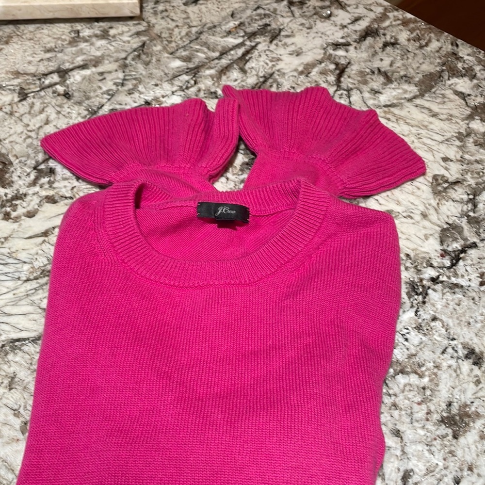 Hot pink sweater